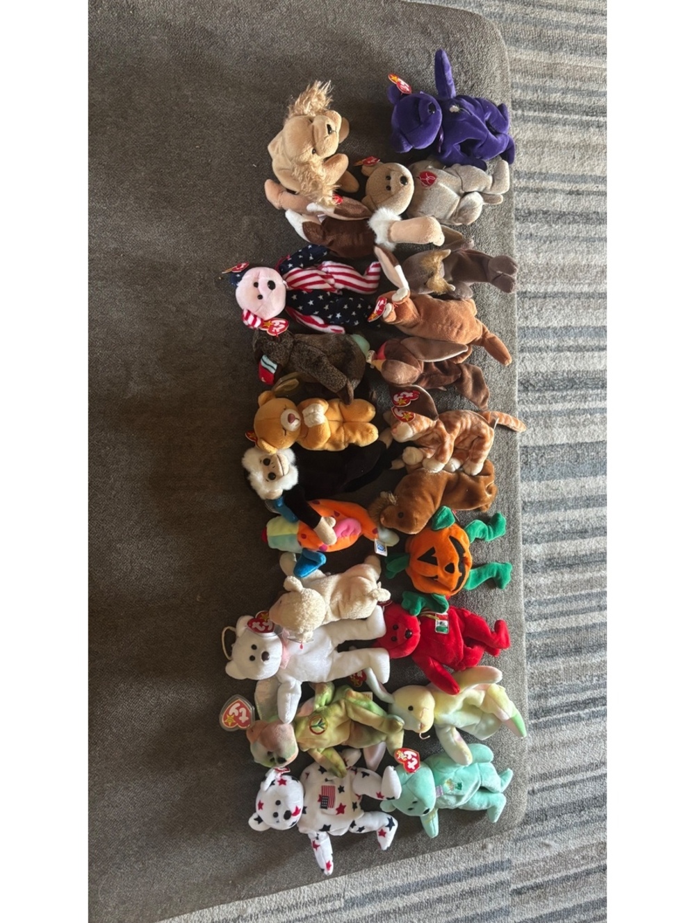 22 Vintage Ty Beanie Babies Plush Toys Collection